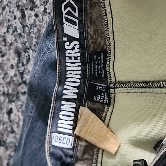 Bilt Iron Workers Jeans Mens 38  Denim Pants with knee pads - Picture 8 of 10